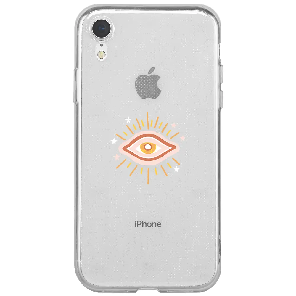 Apple iPhone XR Şeffaf Telefon Kılıfı - One Eye 2