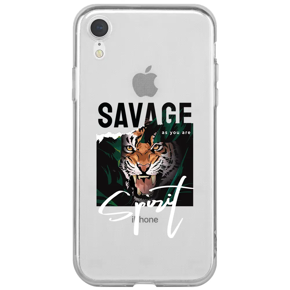 Apple iPhone XR Şeffaf Telefon Kılıfı - Savage 2