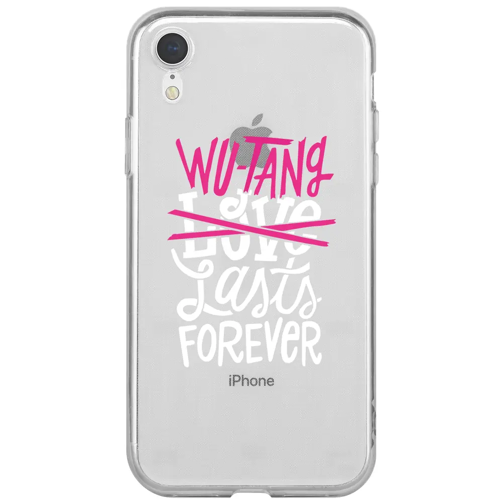Apple iPhone XR Şeffaf Telefon Kılıfı - Wu-Tang