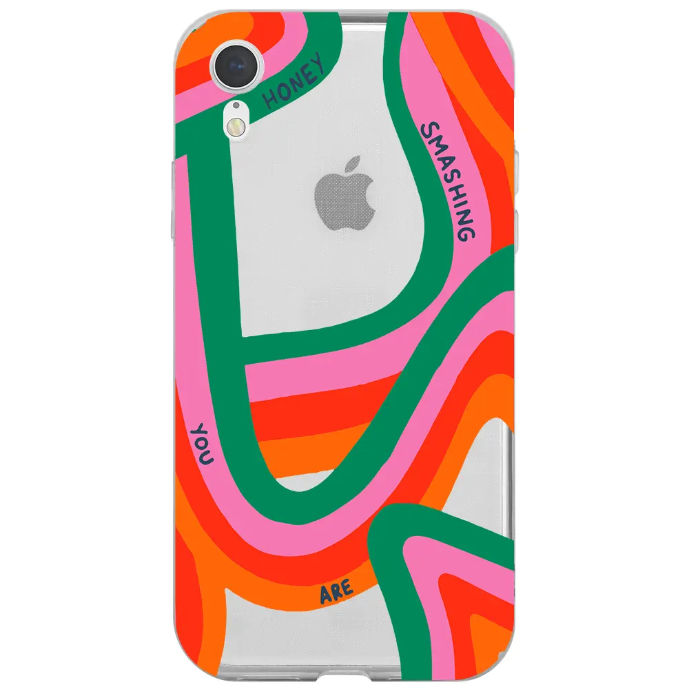 Apple iPhone XR Şeffaf Telefon Kılıfı - You are Colors