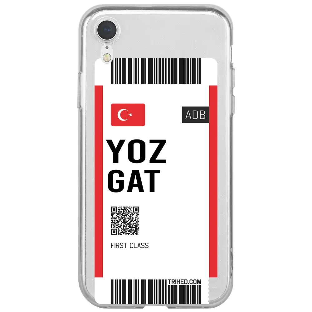 Apple iPhone XR Şeffaf Telefon Kılıfı - Yozgat Bileti