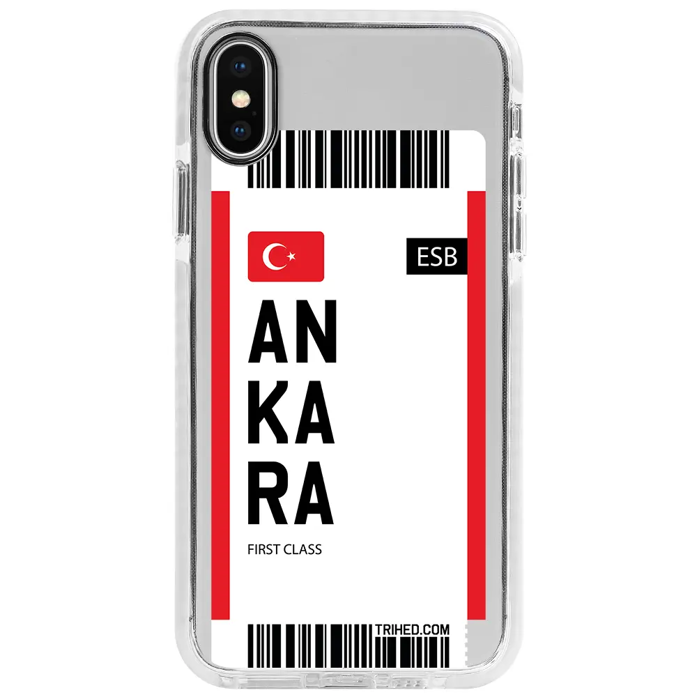 Apple iPhone XS Max Beyaz Impact Premium Telefon Kılıfı - Ankara Bileti