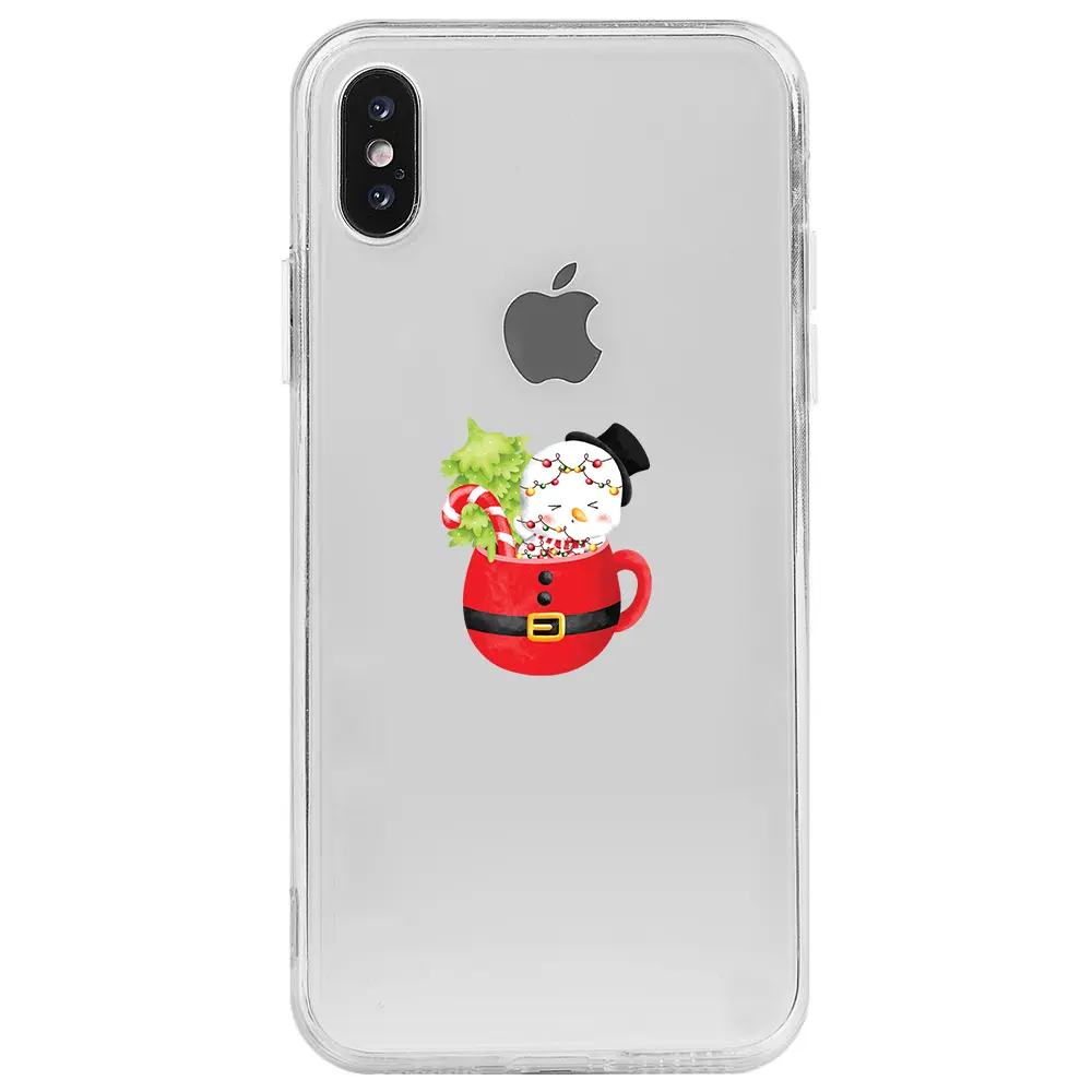 Apple iPhone XS Max Şeffaf Telefon Kılıfı - A cup of Xmas 7