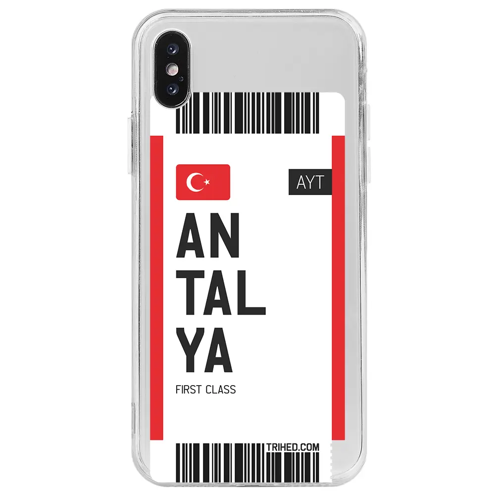 Apple iPhone XS Max Şeffaf Telefon Kılıfı - Antalya Bileti