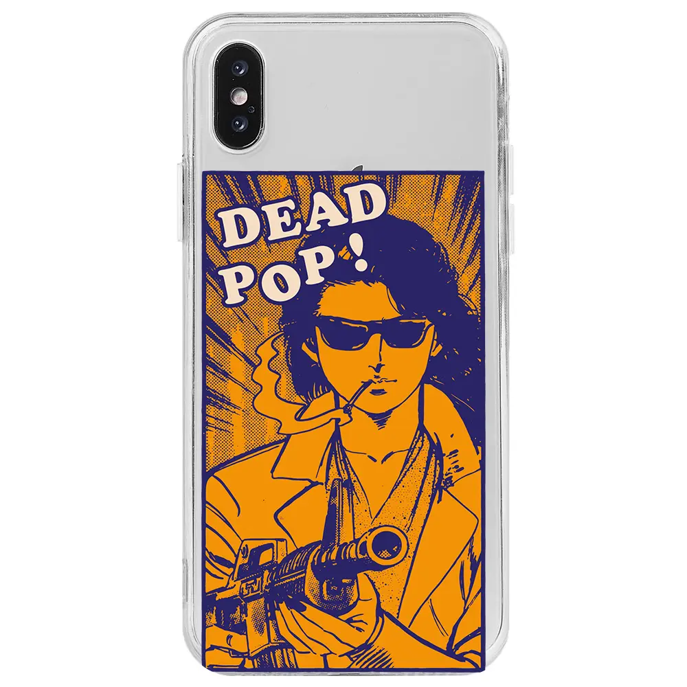 Apple iPhone XS Şeffaf Telefon Kılıfı - Dead Pop