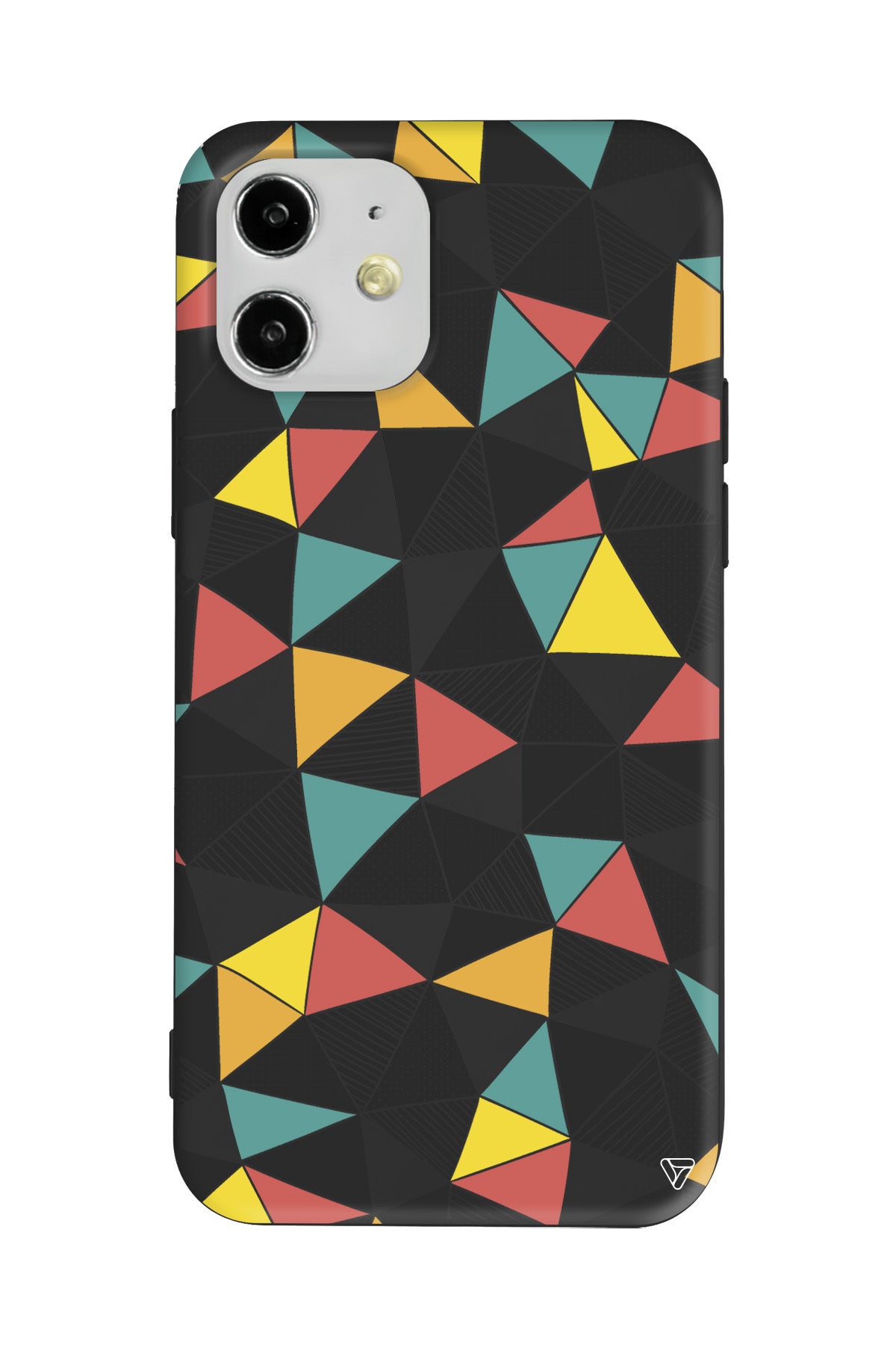 Mosaic Lansman Model İçi Kadife Silikon Telefon Kılıfı