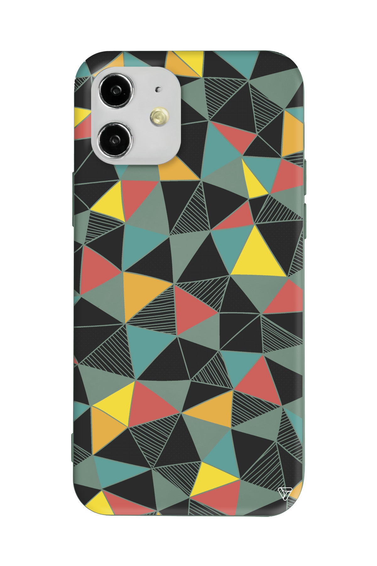 Mosaic Lansman Model İçi Kadife Silikon Telefon Kılıfı