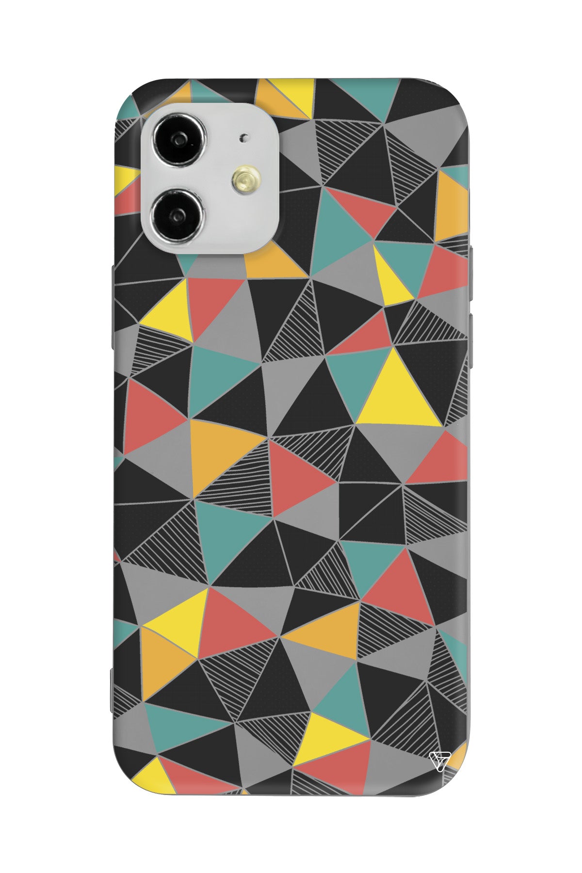 Mosaic Lansman Model İçi Kadife Silikon Telefon Kılıfı