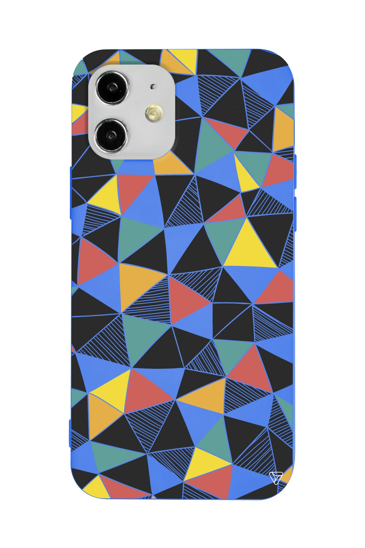 Mosaic Lansman Model İçi Kadife Silikon Telefon Kılıfı