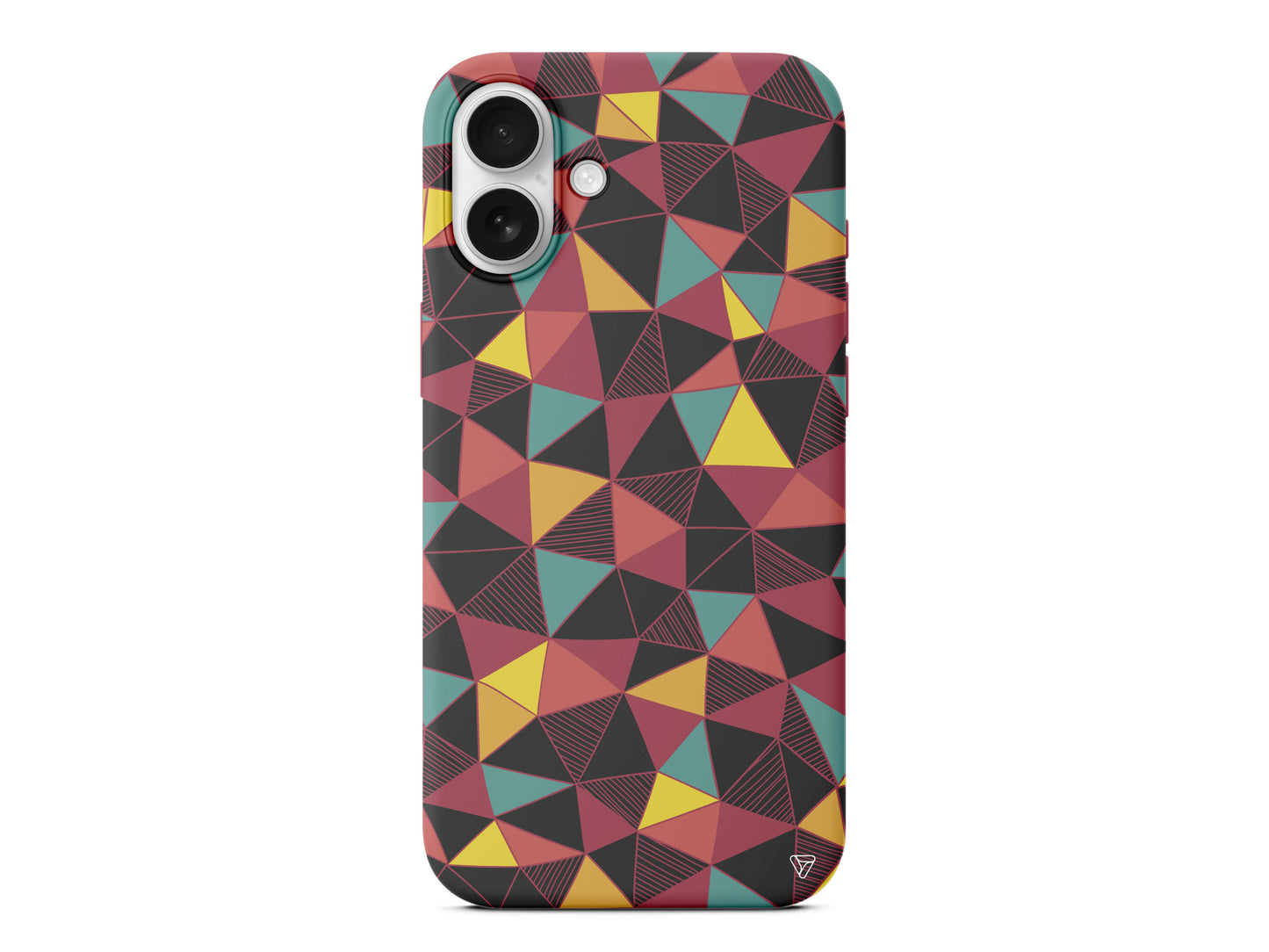 Mosaic Lansman Model İçi Kadife Silikon Telefon Kılıfı