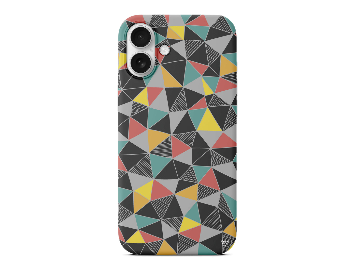 Mosaic Lansman Model İçi Kadife Silikon Telefon Kılıfı