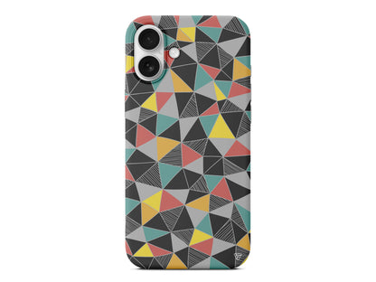 Mosaic Lansman Model İçi Kadife Silikon Telefon Kılıfı