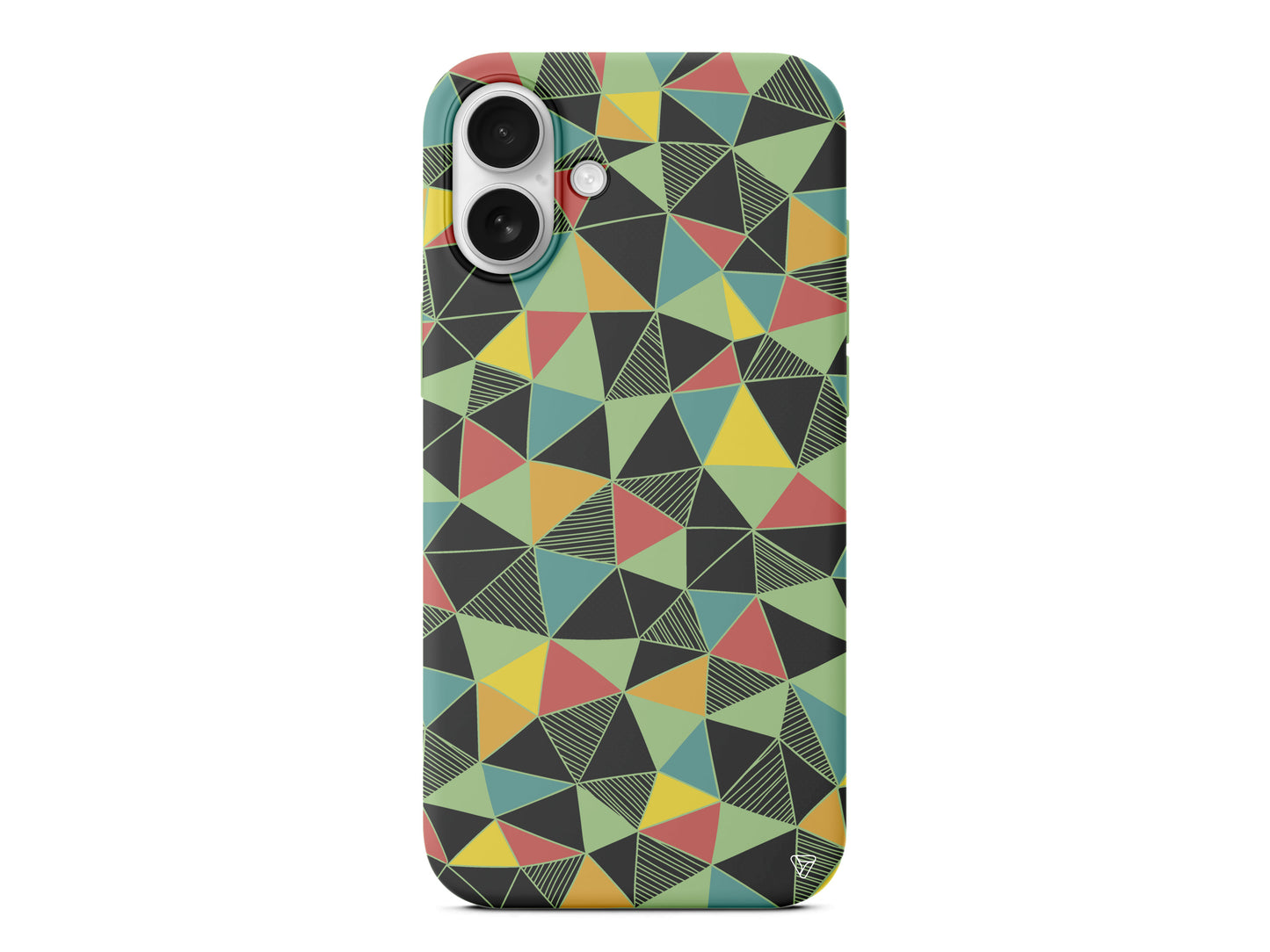 Mosaic Lansman Model İçi Kadife Silikon Telefon Kılıfı