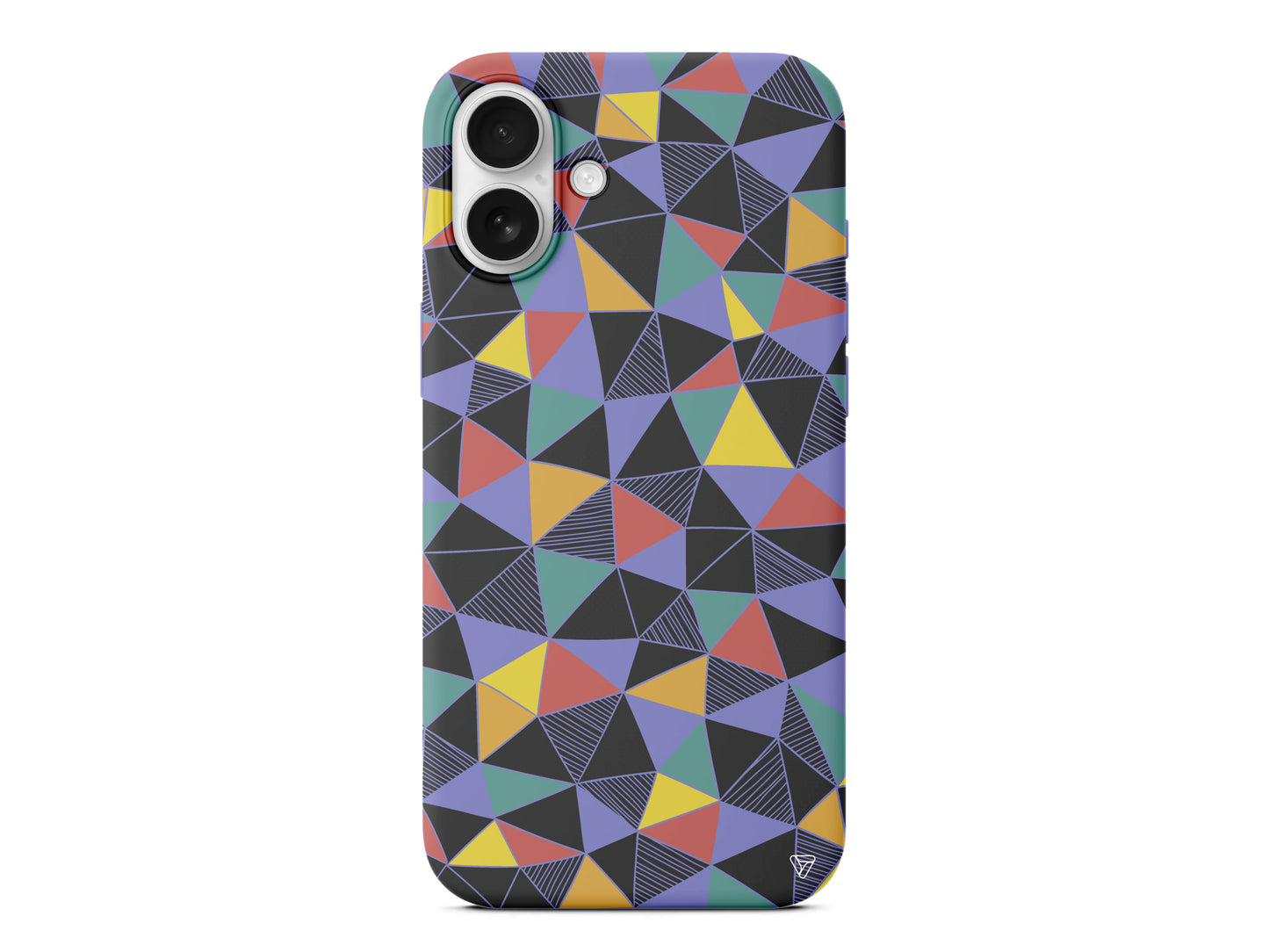 Mosaic Lansman Model İçi Kadife Silikon Telefon Kılıfı