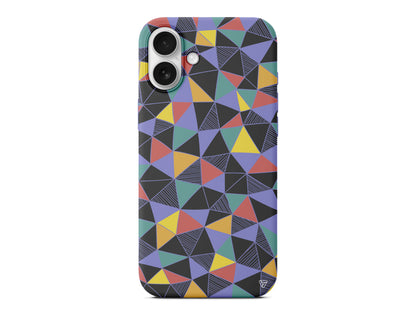 Mosaic Lansman Model İçi Kadife Silikon Telefon Kılıfı