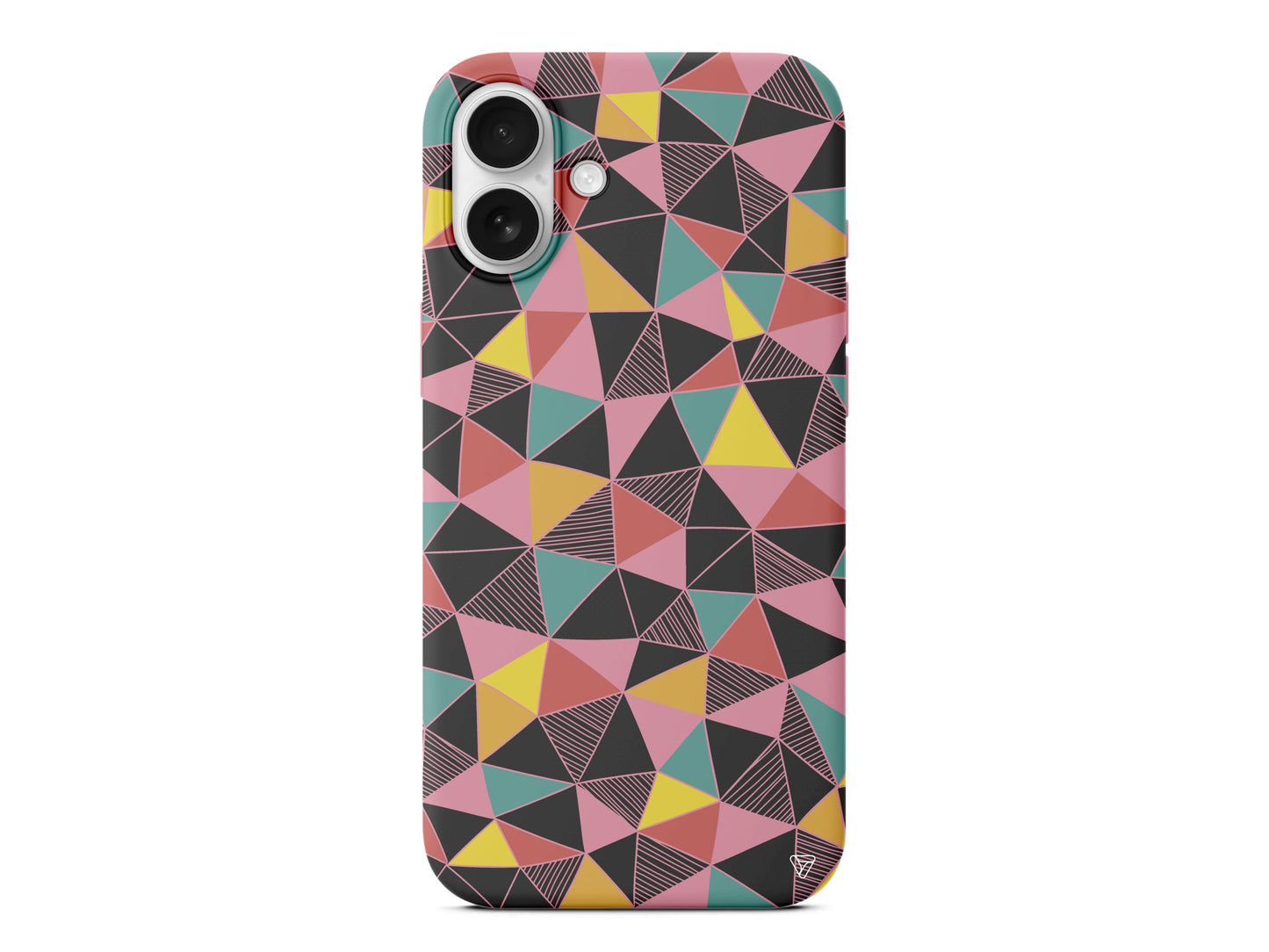 Mosaic Lansman Model İçi Kadife Silikon Telefon Kılıfı