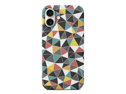 Mosaic Lansman Model İçi Kadife Silikon Telefon Kılıfı