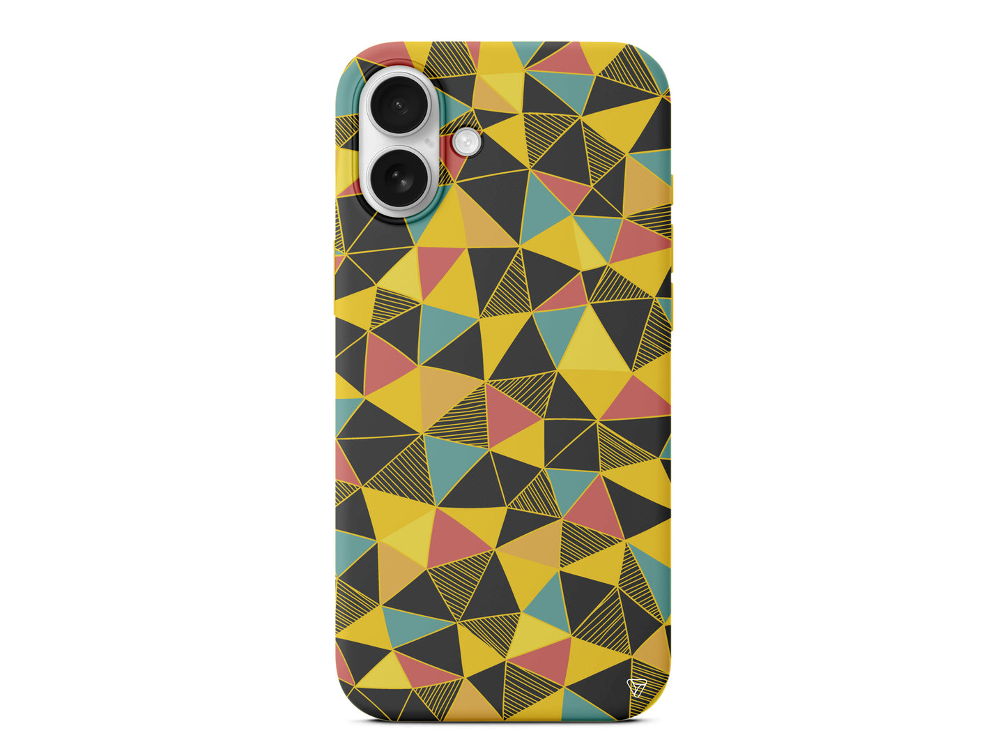 Mosaic Lansman Model İçi Kadife Silikon Telefon Kılıfı