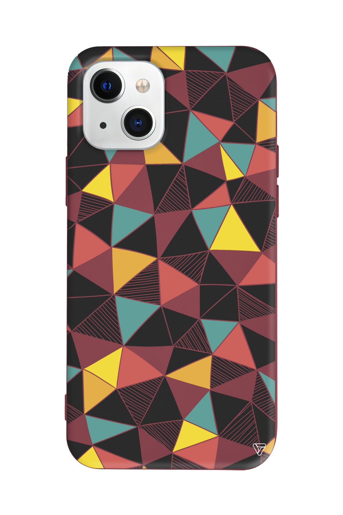 Mosaic Lansman Model İçi Kadife Silikon Telefon Kılıfı