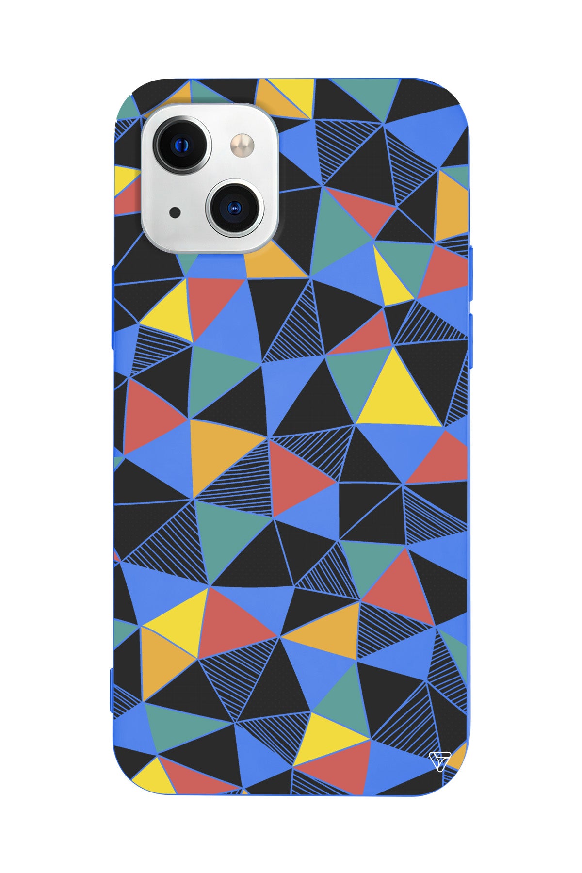 Mosaic Lansman Model İçi Kadife Silikon Telefon Kılıfı