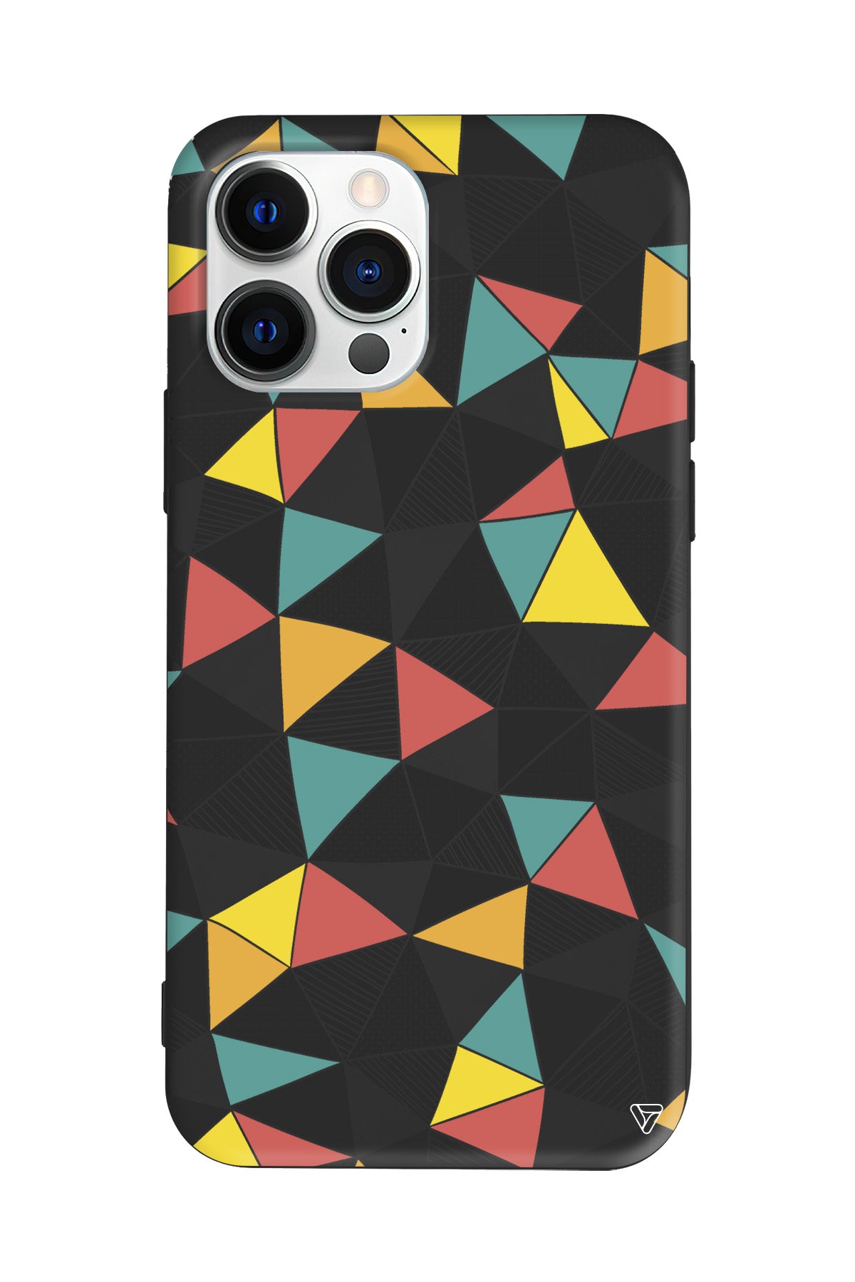 Mosaic Lansman Model İçi Kadife Silikon Telefon Kılıfı