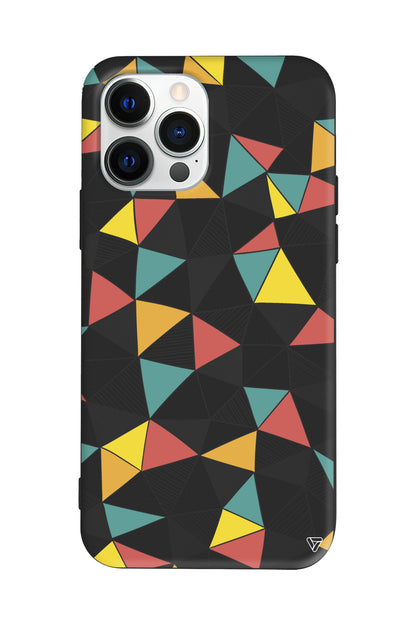 Mosaic Lansman Model İçi Kadife Silikon Telefon Kılıfı