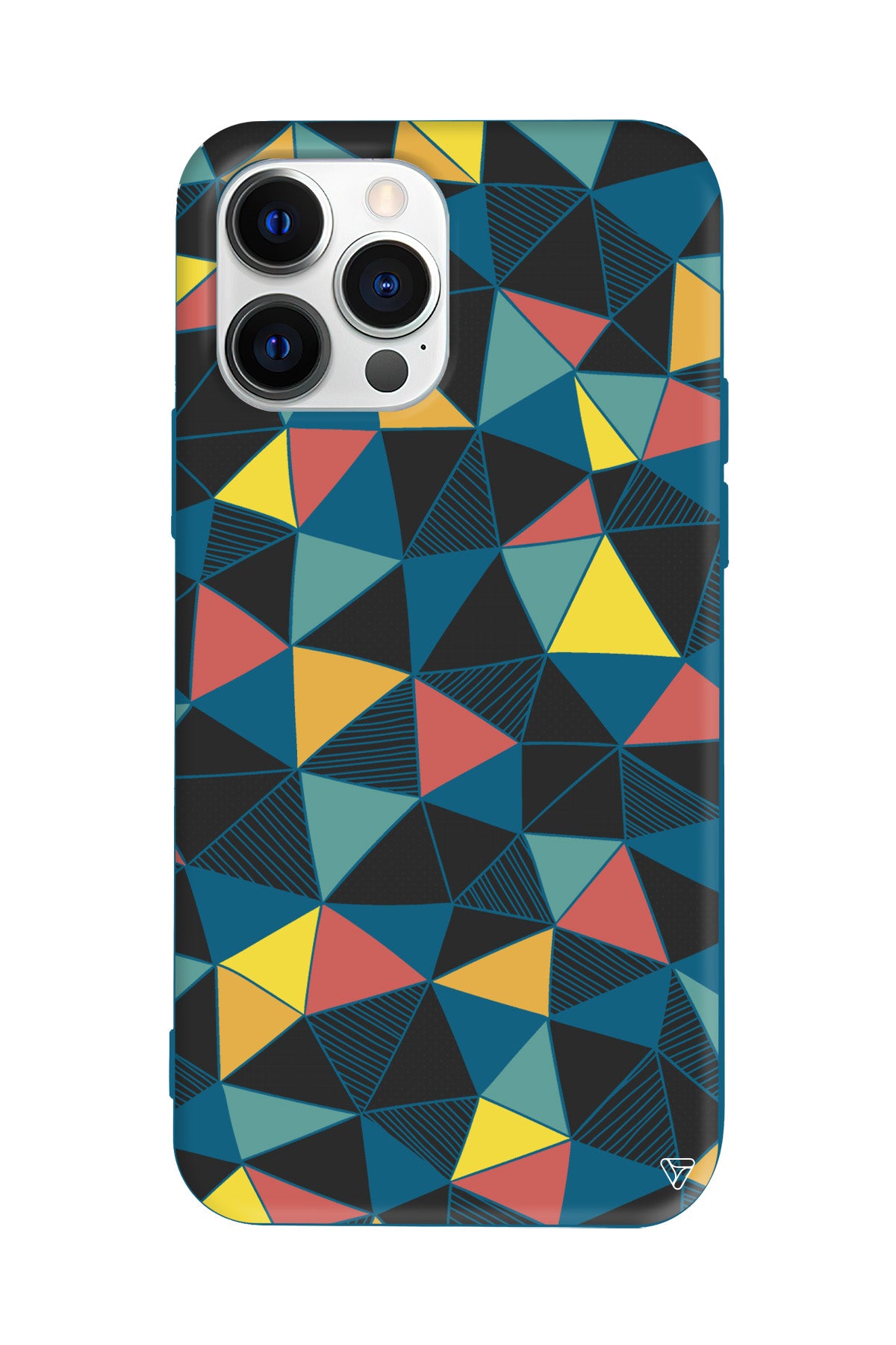 Mosaic Lansman Model İçi Kadife Silikon Telefon Kılıfı