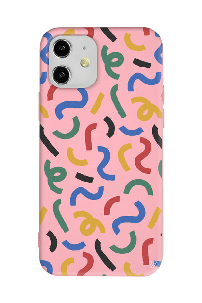 Colorfull 2 Lansman Model İçi Kadife Silikon Telefon Kılıfı