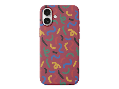 Colorfull 2 Lansman Model İçi Kadife Silikon Telefon Kılıfı