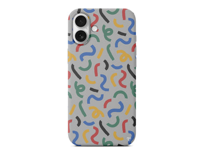 Colorfull 2 Lansman Model İçi Kadife Silikon Telefon Kılıfı