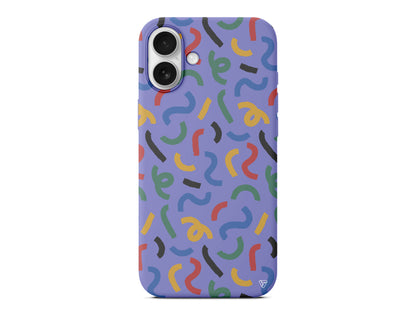 Colorfull 2 Lansman Model İçi Kadife Silikon Telefon Kılıfı