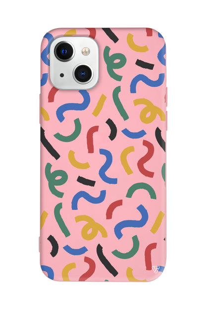 Colorfull 2 Lansman Model İçi Kadife Silikon Telefon Kılıfı