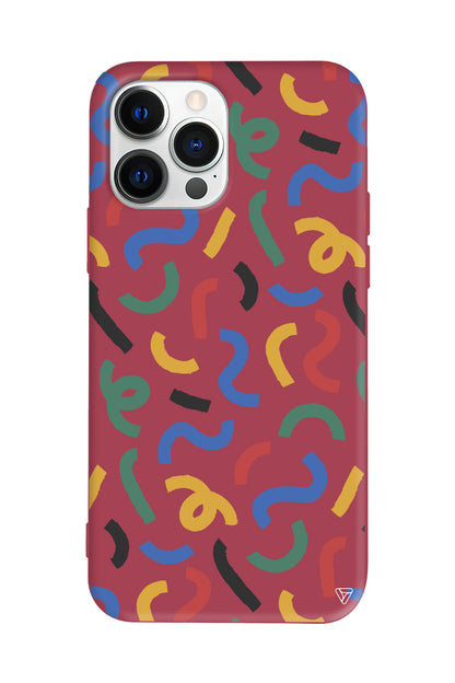 Colorfull 2 Lansman Model İçi Kadife Silikon Telefon Kılıfı