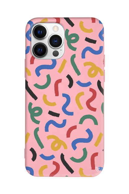 Colorfull 2 Lansman Model İçi Kadife Silikon Telefon Kılıfı