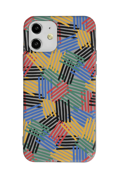 Colorfull 6 Lansman Model İçi Kadife Silikon Telefon Kılıfı