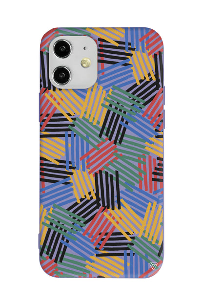 Colorfull 6 Lansman Model İçi Kadife Silikon Telefon Kılıfı