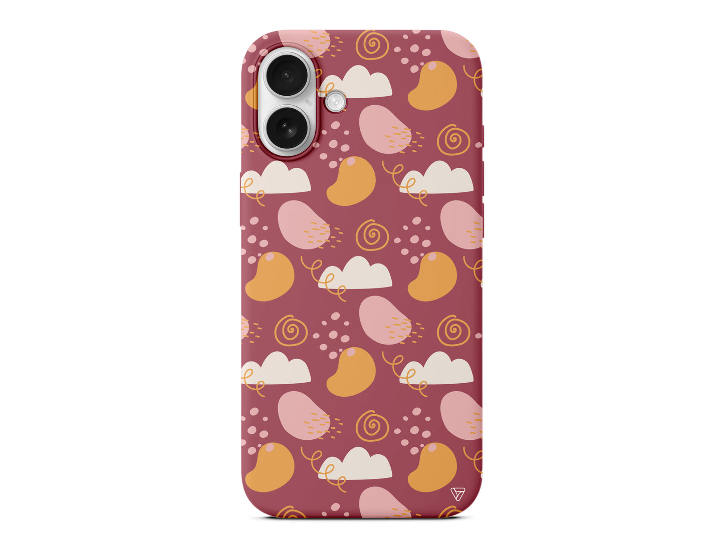 Abstract Lansman Model İçi Kadife Silikon Telefon Kılıfı