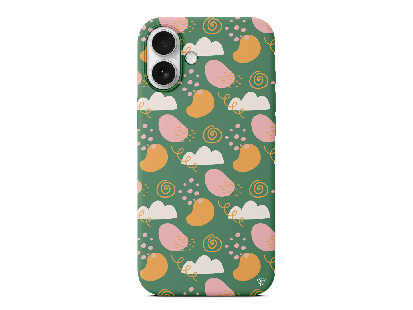 Abstract Lansman Model İçi Kadife Silikon Telefon Kılıfı