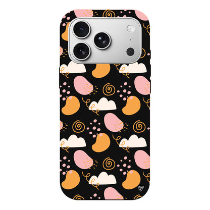 Abstract Lansman Model İçi Kadife Silikon Telefon Kılıfı