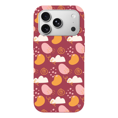 Abstract Lansman Model İçi Kadife Silikon Telefon Kılıfı