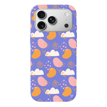 Abstract Lansman Model İçi Kadife Silikon Telefon Kılıfı