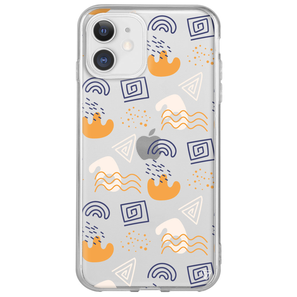 Abstract 2 Lansman Model İçi Kadife Silikon Telefon Kılıfı