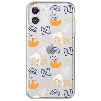 Abstract 2 Lansman Model İçi Kadife Silikon Telefon Kılıfı