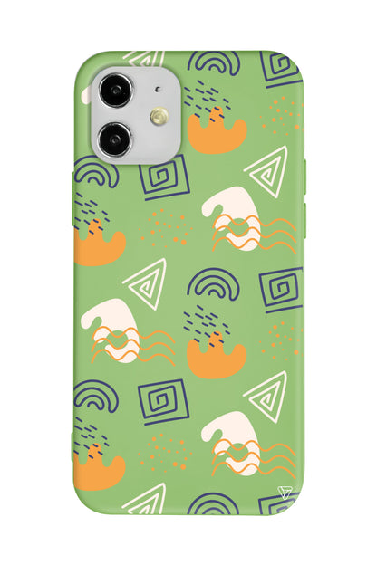 Abstract 2 Lansman Model İçi Kadife Silikon Telefon Kılıfı