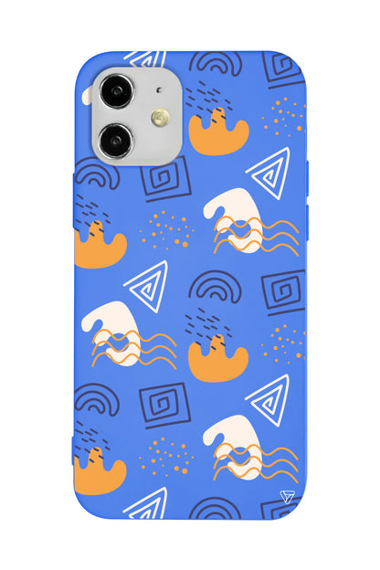 Abstract 2 Lansman Model İçi Kadife Silikon Telefon Kılıfı