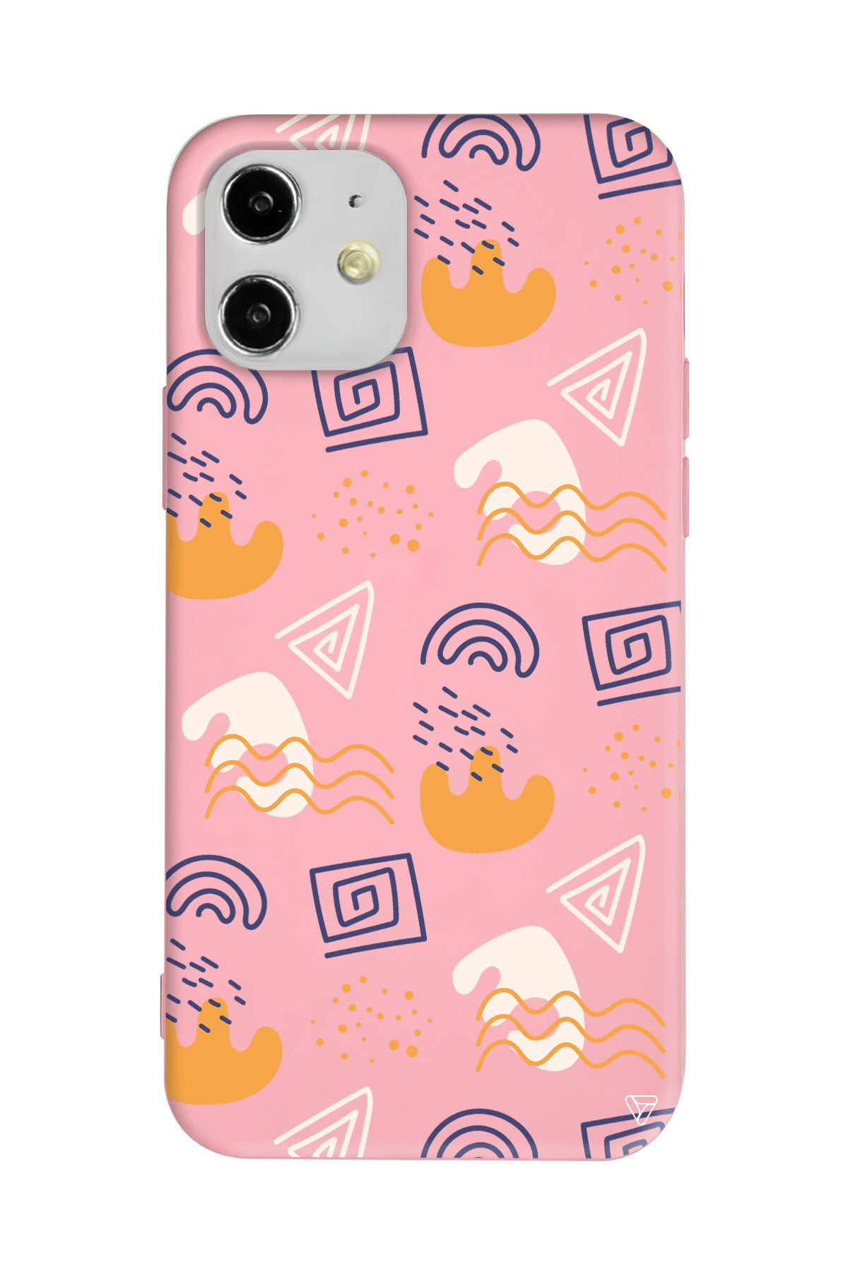 Abstract 2 Lansman Model İçi Kadife Silikon Telefon Kılıfı