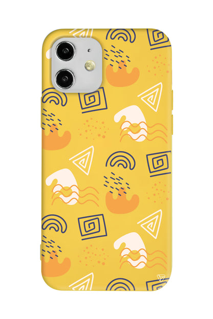 Abstract 2 Lansman Model İçi Kadife Silikon Telefon Kılıfı