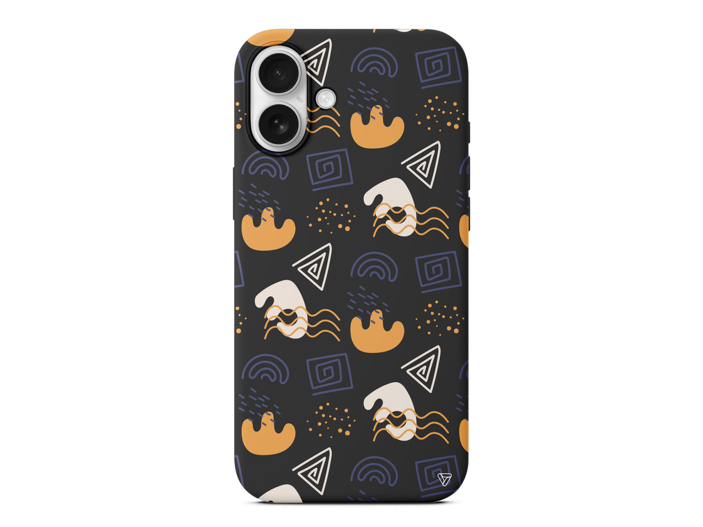 Abstract 2 Lansman Model İçi Kadife Silikon Telefon Kılıfı