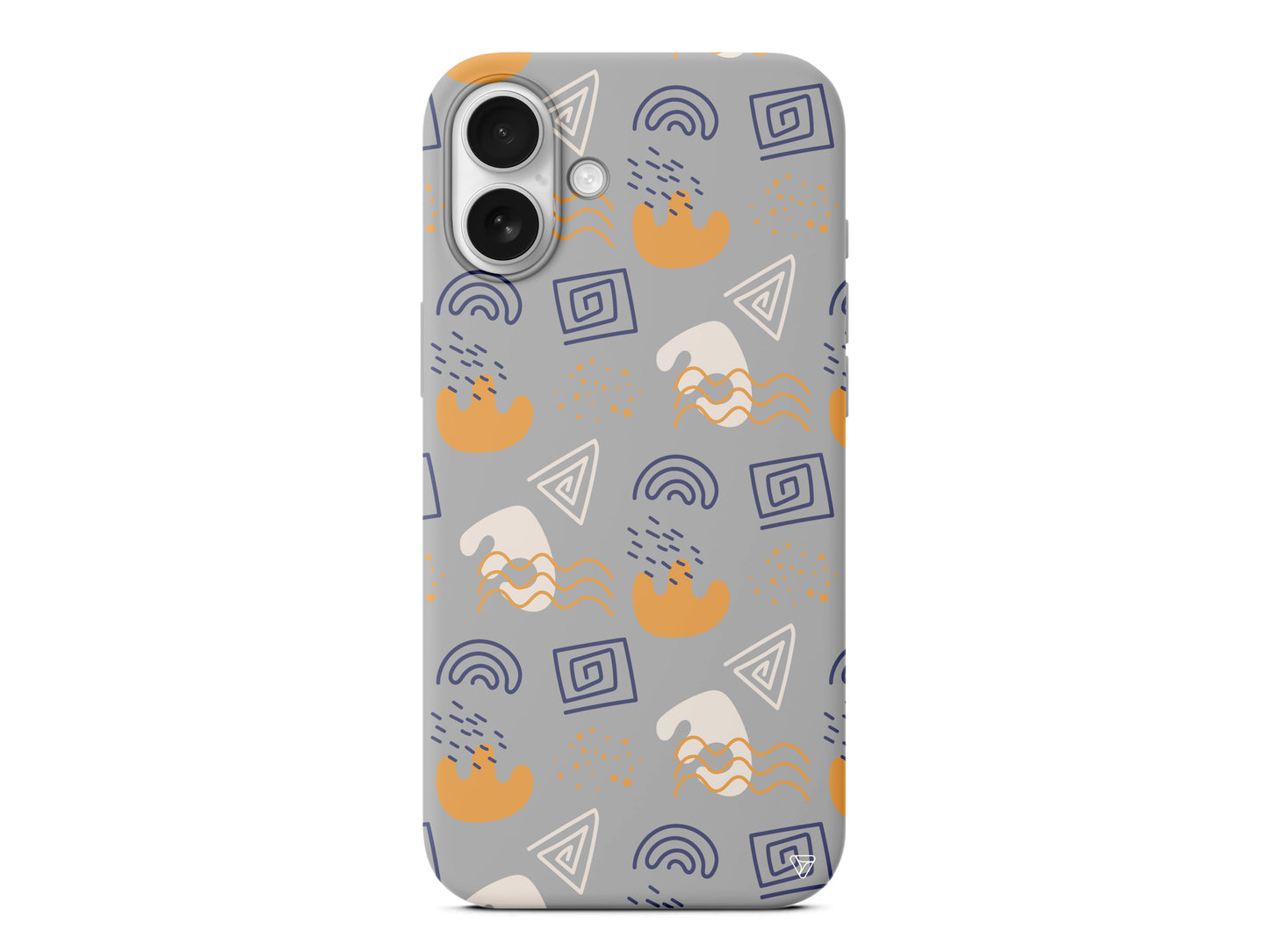 Abstract 2 Lansman Model İçi Kadife Silikon Telefon Kılıfı