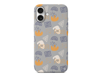 Abstract 2 Lansman Model İçi Kadife Silikon Telefon Kılıfı